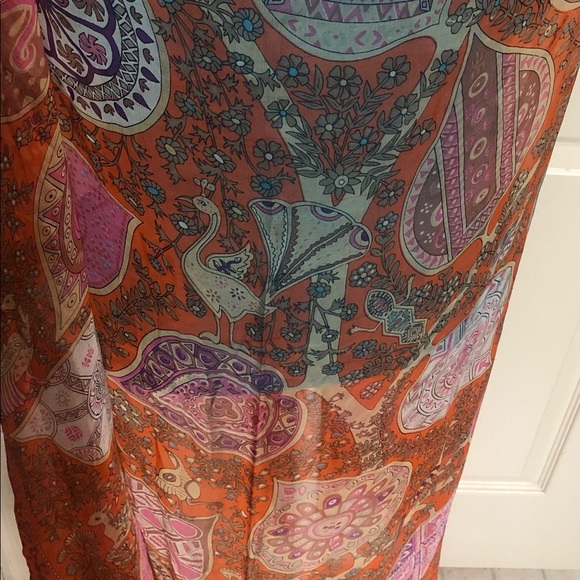 Hermes L’abre de vie Scarf. Hand rolled.  Silk - Picture 4 of 16